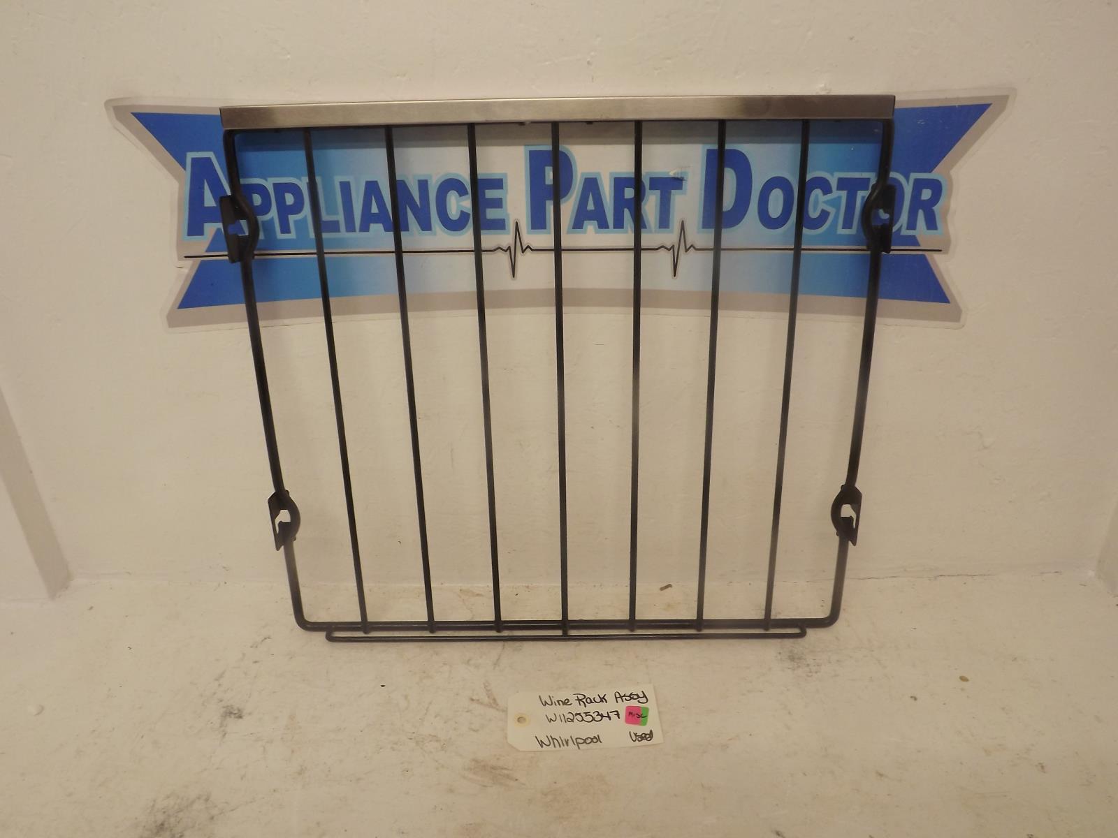 Whirlpool Wine Cellar Refrigerator W11255347 Wine Rack Assy Used Whirlpool Wine Cellar Refrigerator W11255347 Wine Rack Assy Used